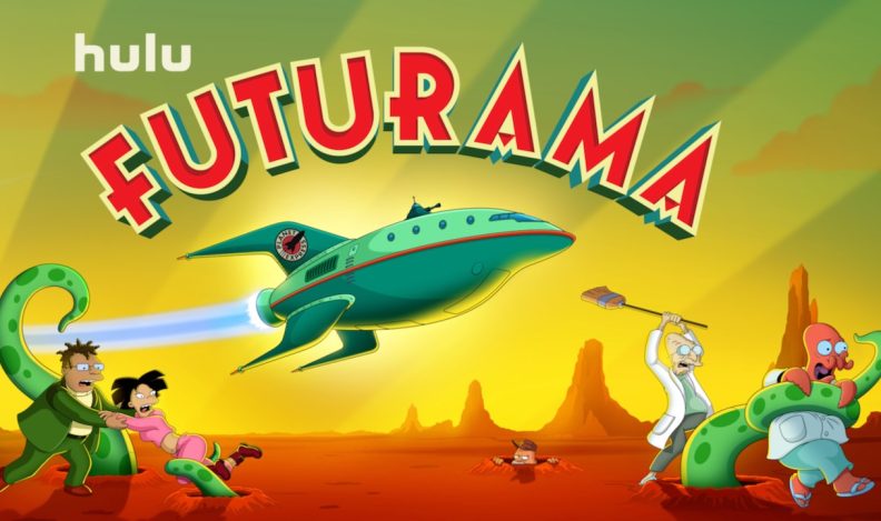 Title art for Season 12 of the Hulu adult animation series, Futurama.