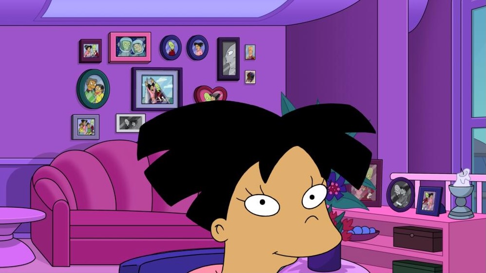 A still image of Amy Wong in the Hulu animated series, Futurama.