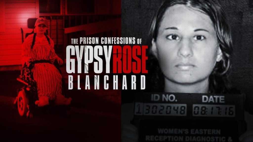Title art for The Prison Confessions of Gypsy Rose Blanchard on Hulu.