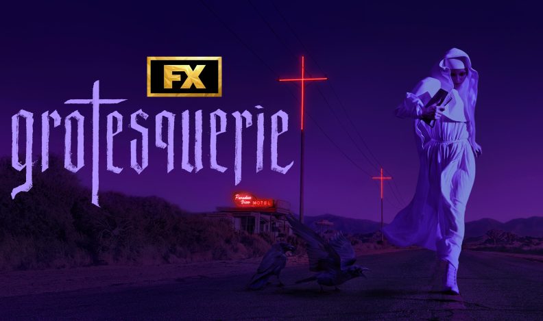 Title art for the Ryan Murphy FX series, Grotesquerie.