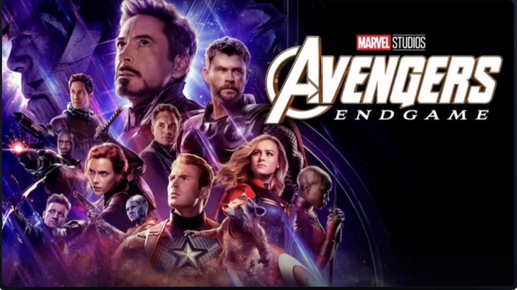 Title art for the Marvel movie, Avengers: Endgame.