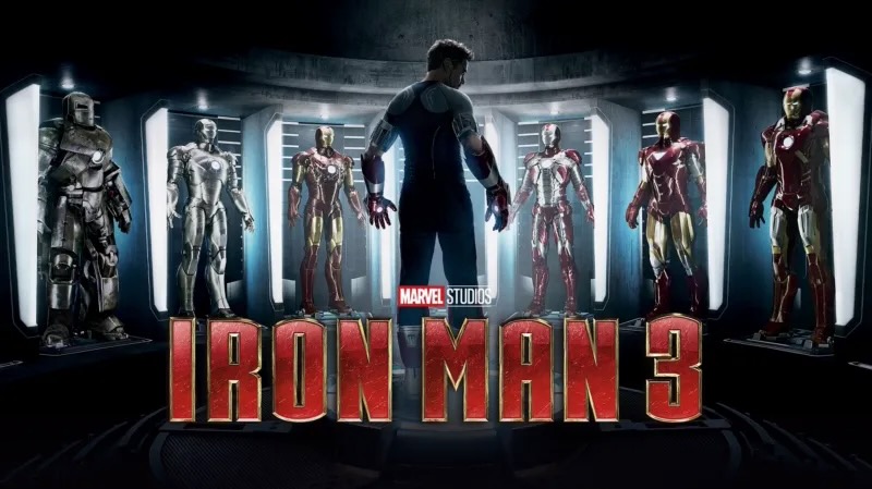 Title art for the Marvel movie, Iron Man 3.