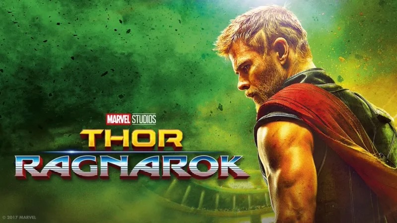 Title art for the Marvel movie, Thor: Ragnarok.