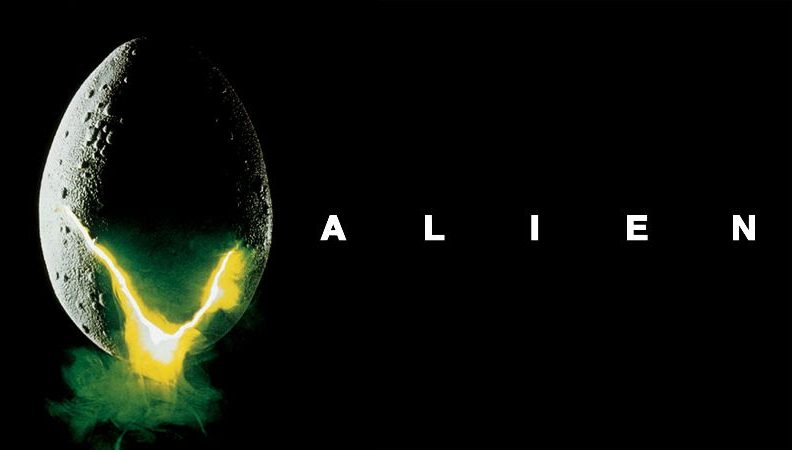 Title art for the first movie in the Alien franchise, Alien.