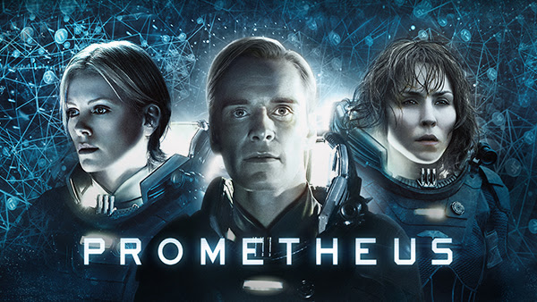 Title art for the fifth movie in the Alien franchise, Prometheus.