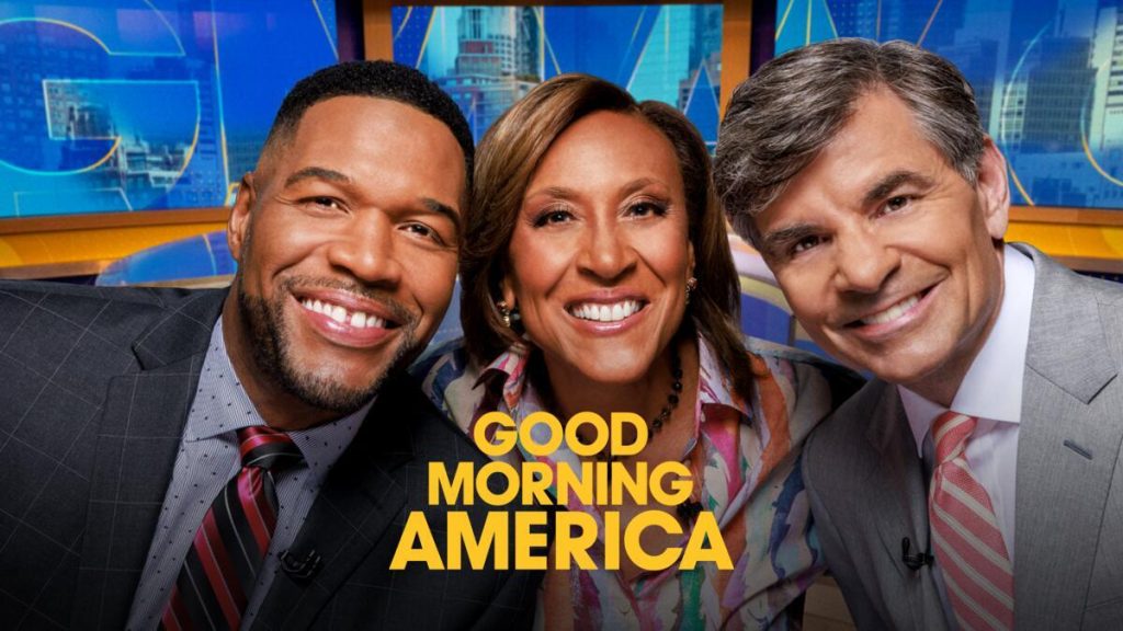 Title art for the ABC News Live program, Good Morning America.