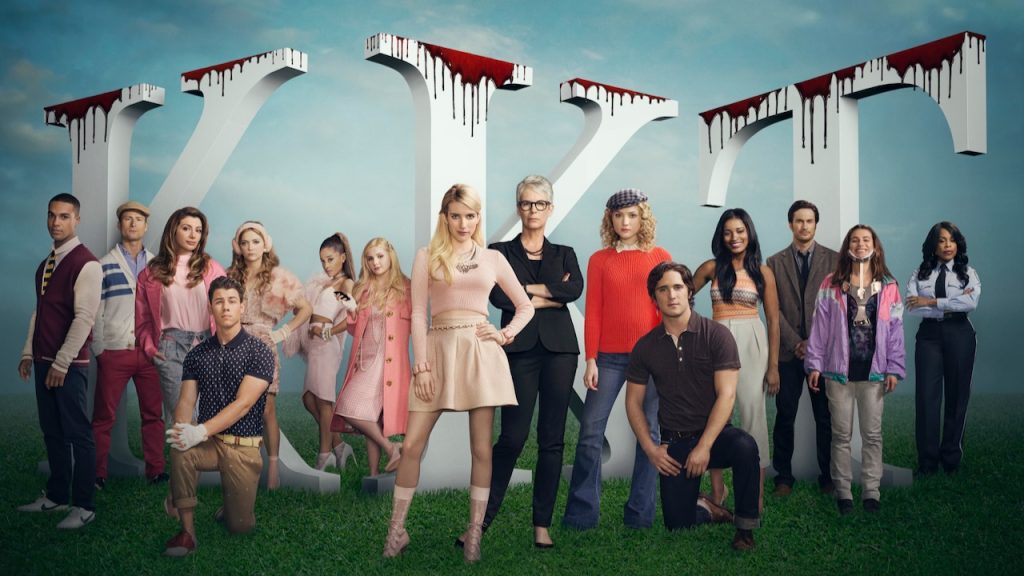 Title art for the Ryan Murphy show, Scream Queens.