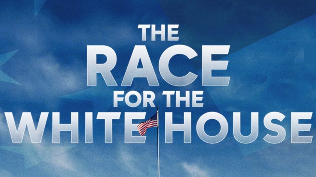 Title art for the 2024 Race for the White House coverage on ABC.