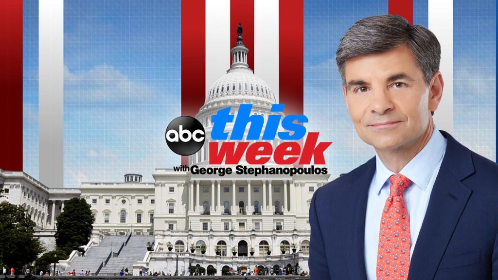 Title art for the ABC News Live program, This Week with George Stephanopoulos.