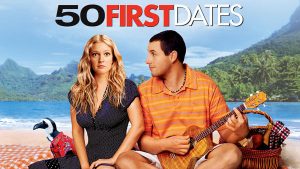 Title art for the Adam Sandler movie, 50 First Dates.