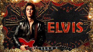 Title art for the music biopic Elvis.