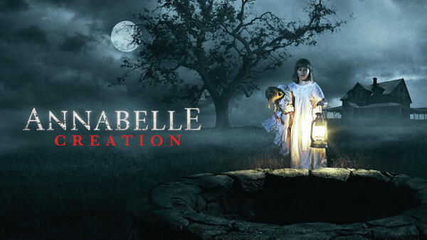 Título Arte para la película de terror Annabelle: Creation