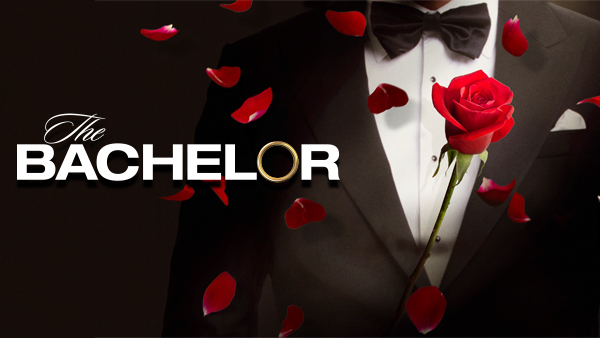Title art for the classic ABC reality dating show, The Bachelor.