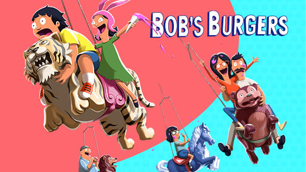 Title art for the popular adult animated comedy, Bob’s Burgers.