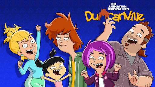 Title art for the adult animated series, Duncanville.