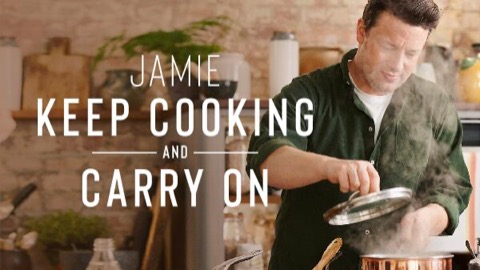 Title art for Jamie: Keep Cooking and Carry On