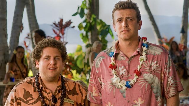 A still image from the beach movie, Forgetting Sarah Marshall.