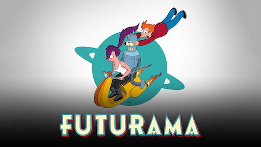 Title art for the animated series, Futurama.