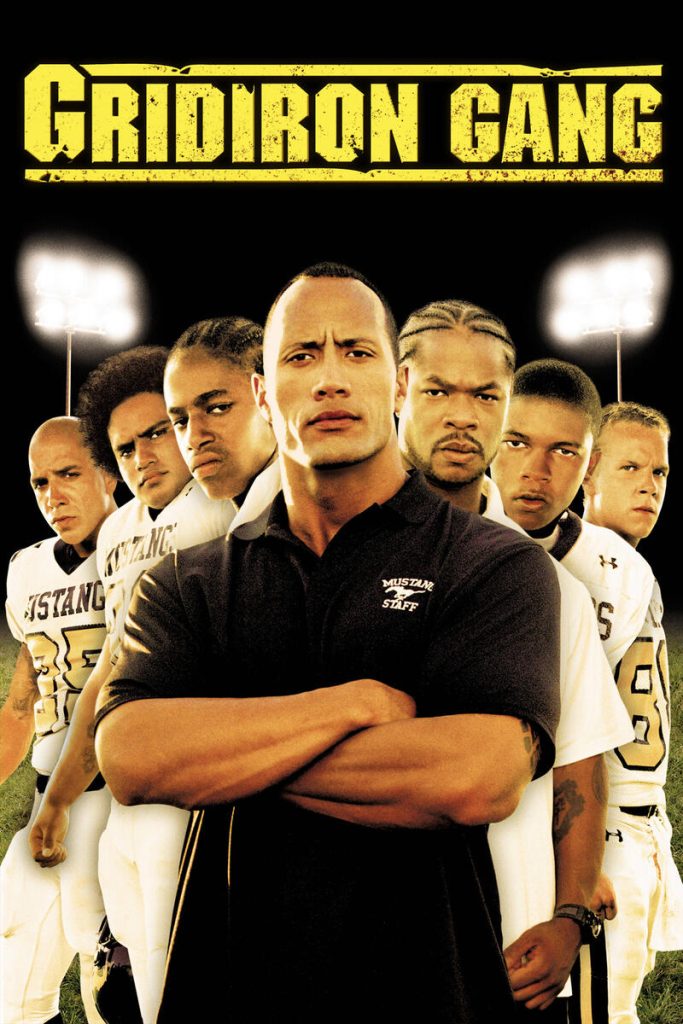 Title art for the football movie Gridiron Gang