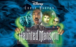 Title art for Disney’s The Haunted Mansion.