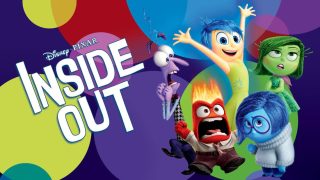 Title art for the kids Disney movie, Inside Out.