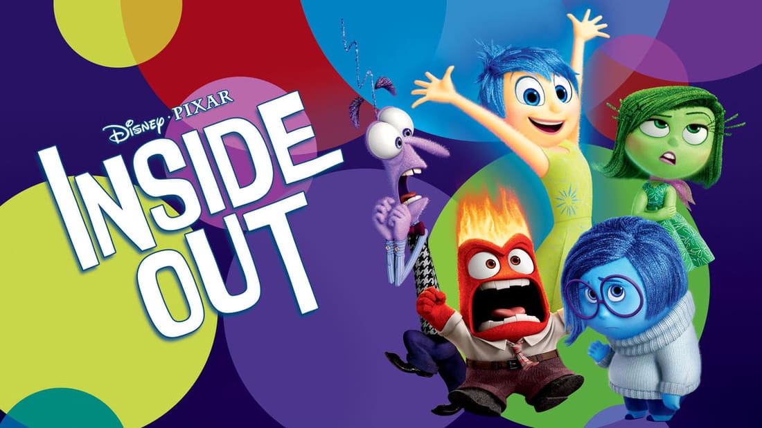 Cartoon characters from Disney-Pixar’s movie Inside Out.