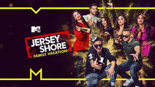 Title art for Jersey Shore Family Vacation