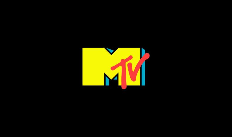 The MTV logo on a black background.