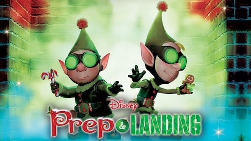 Title art for the animated Christmas movie, Prep & Landing.