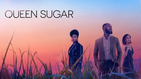 Title art for the TV series, Queen Sugar, created by Ava DuVernay.