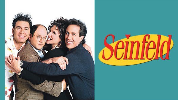 Title art for comfort sitcom, Seinfeld.