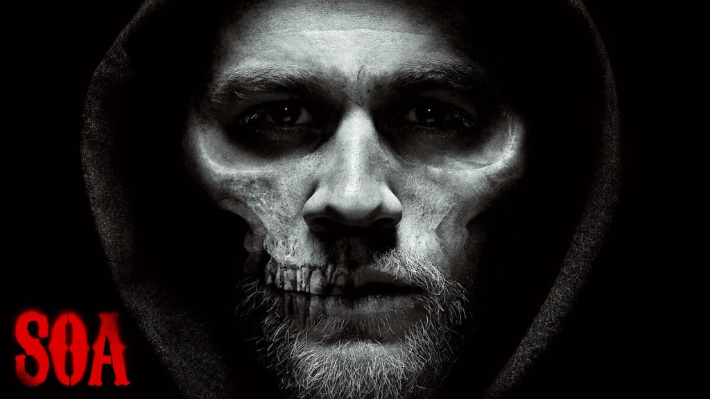 Title art for the show Sons of Anarchy.