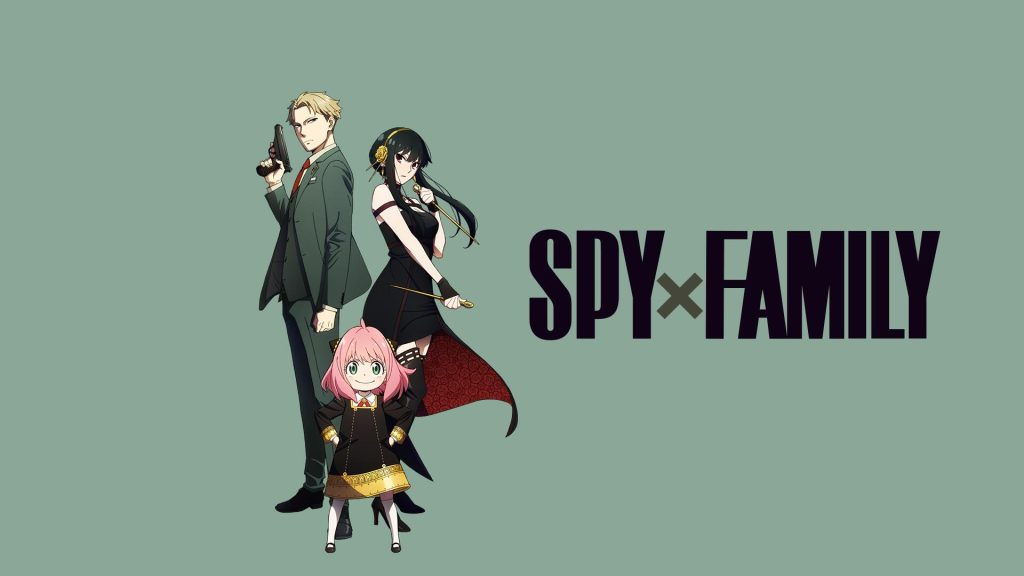 Title art for the Wit Studio anime series, Spy x Family.