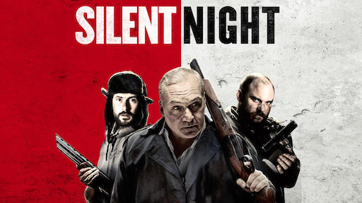 Title art for the Christmas thriller movie, Silent Night.