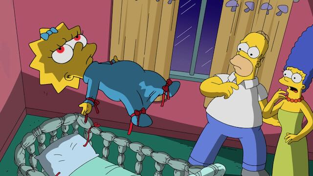 Screen grab from The Simpsons Treehouse of Horror Halloween Episode.