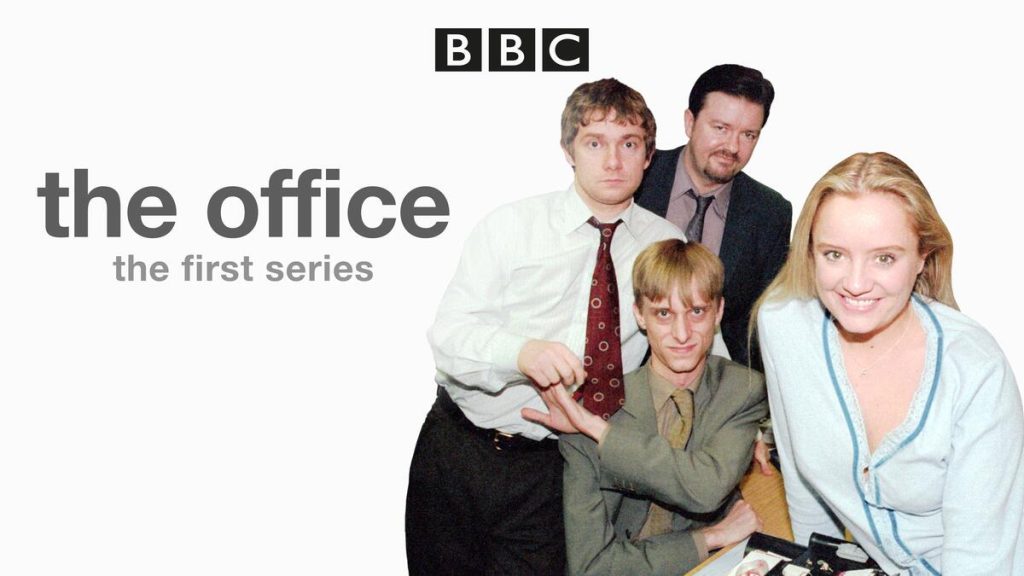 Title art for workplace comedy, The Office (U.K.).