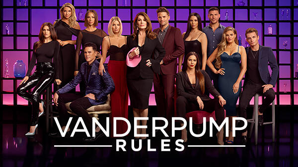 Title art for the reality TV show, Vanderpump Rules.