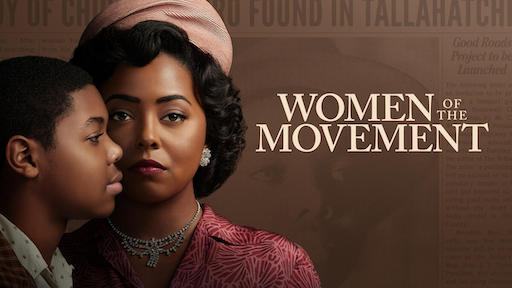 Title art for the biopic series, Women of the Movement.