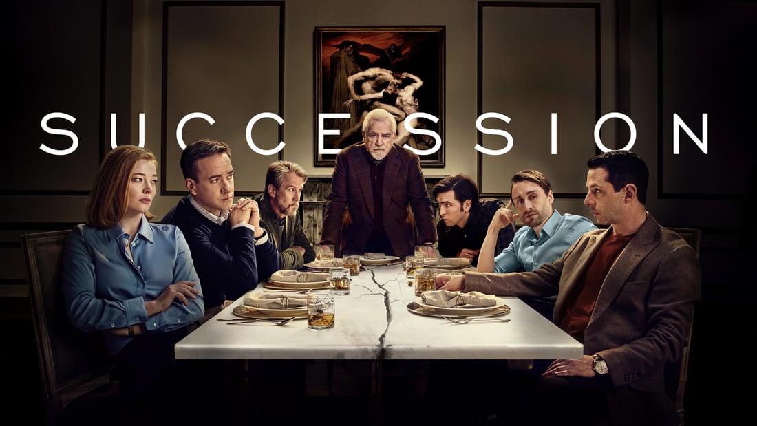 Title art for the HBO Original family business drama Succession