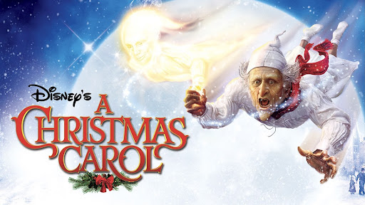 Title art for the Disney Christmas movie, A Christmas Carol.