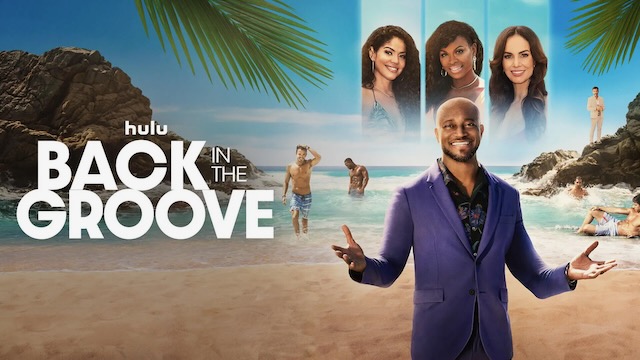 Title art for the new Hulu Original reality dating show, Back in the Groove.