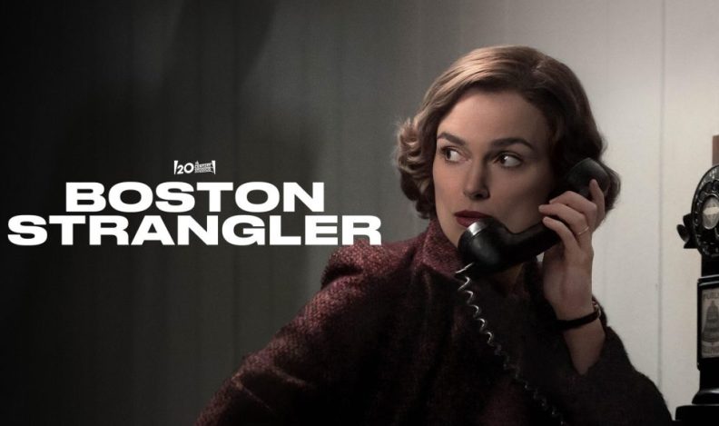 Title art for the crime thriller The Boston Strangler on Hulu.