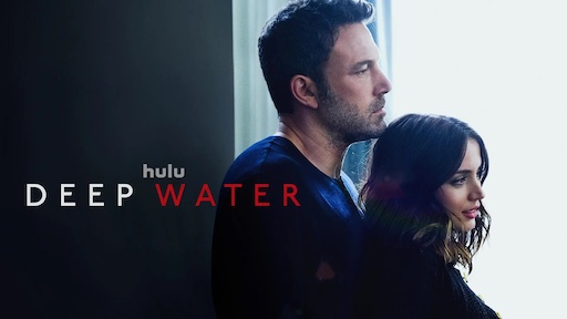 Title art for the psychological thriller movie, Deep Water.