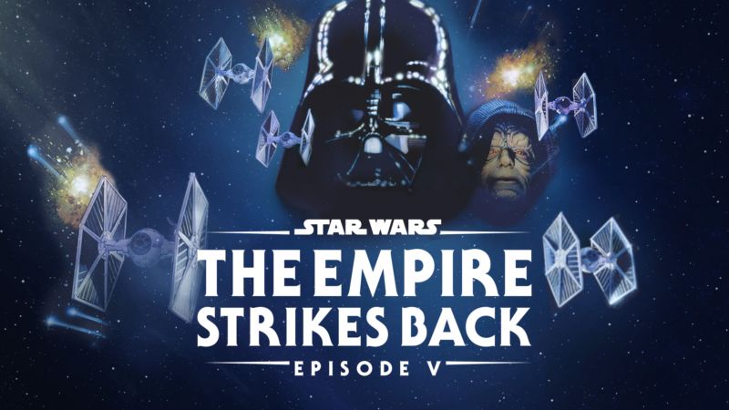Title art for Star Wars Episode V: The Empire Strikes Back.