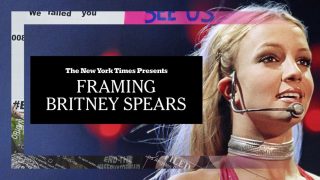 Title art for the documentary Controlling Britney Spears.