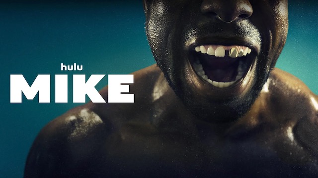 Title art for the series about boxer Mike Tyson, Mike, on Hulu.