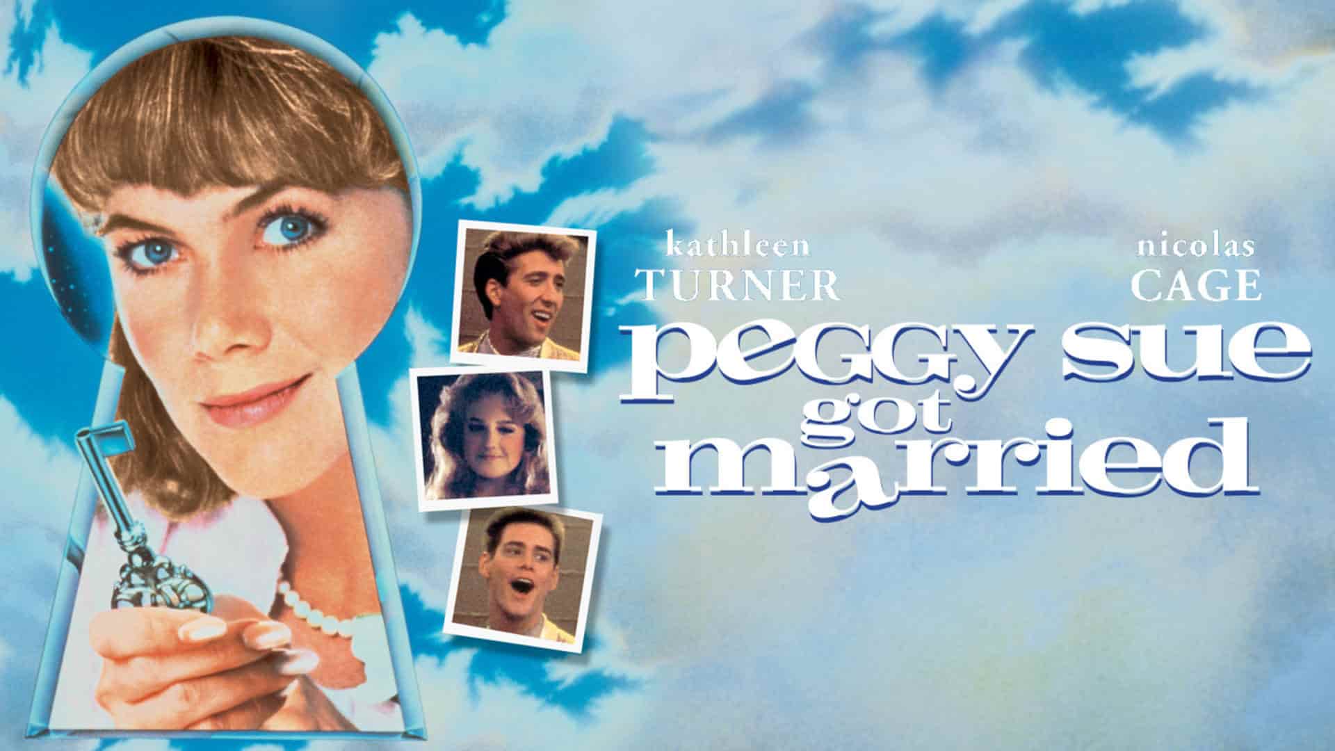 Title art for the time travel movie Peggy Sue Got Married