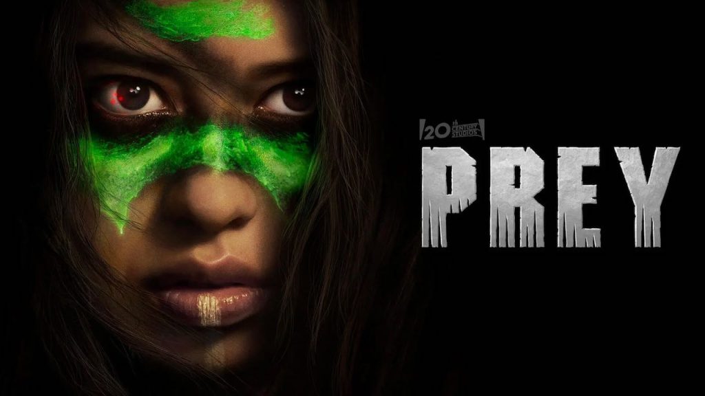 Title art for the Hulu Original movie, Prey.