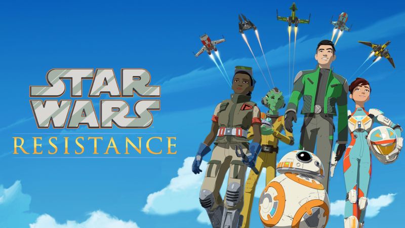 Title art for Star Wars Resistance on Disney+. 