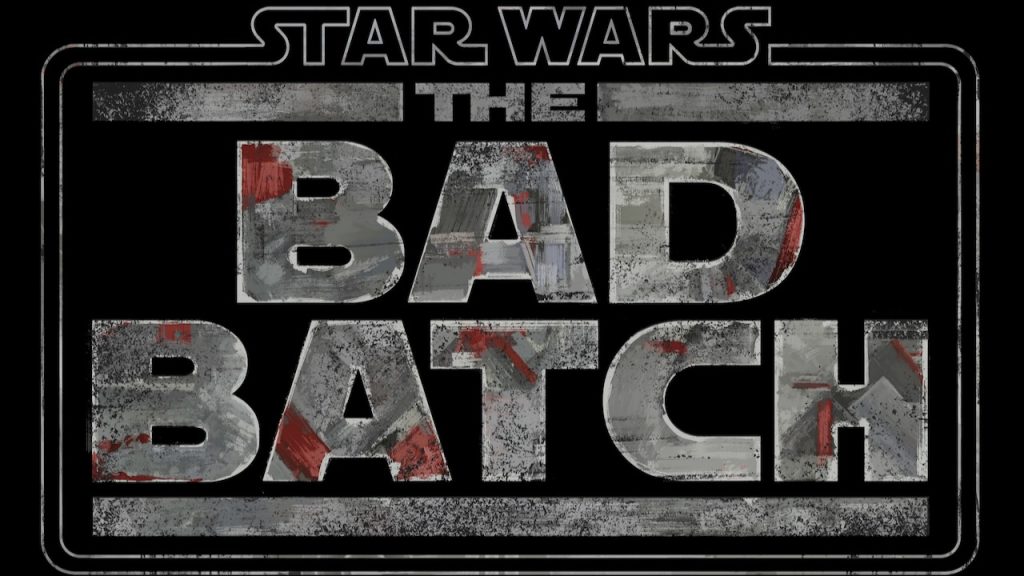 Title art for the Star Wars series The Bad Batch on Disney+. 
